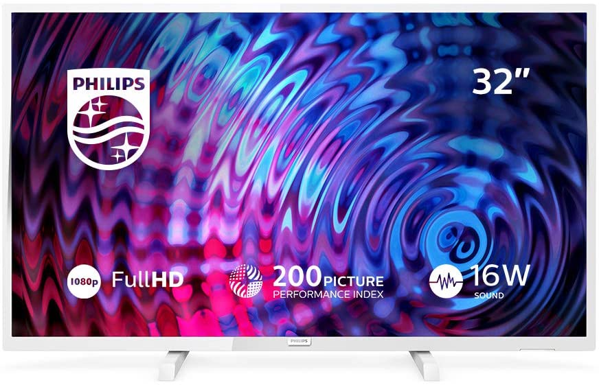 Philips Fernseher 32 Zoll 32PFS5603 MyOnlyShop | Weiss Full LED TV HD